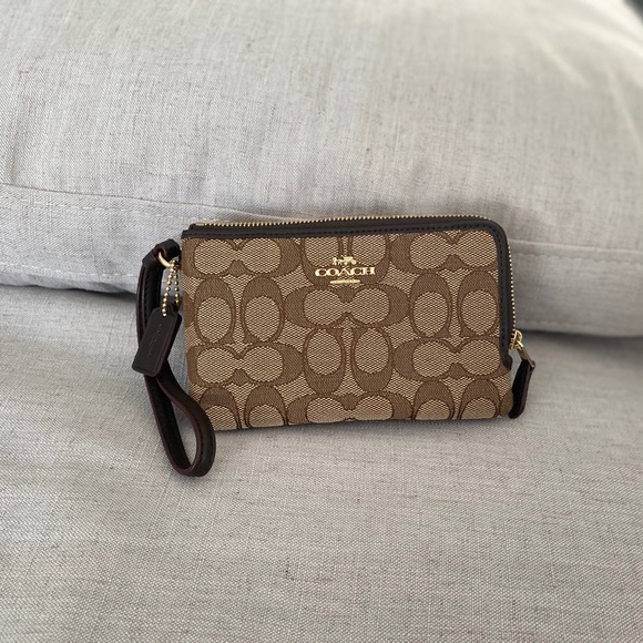 Coach Handbags - COACH Double Zip Wallet